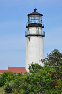 科德角，马萨诸塞州的高地灯塔 Cape Cod 光