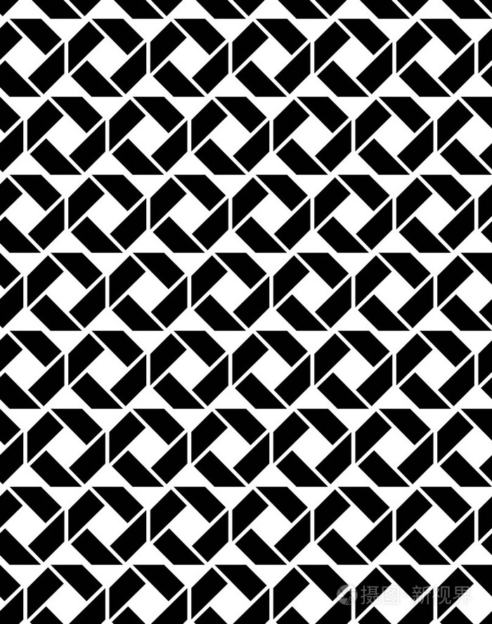 单色无穷的肌理与几何图形