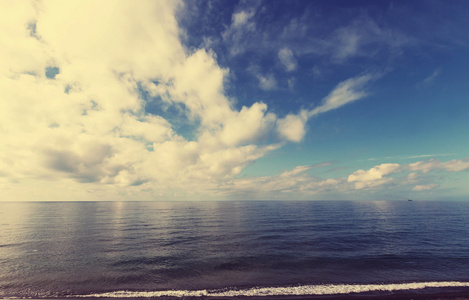美丽的大海和天空