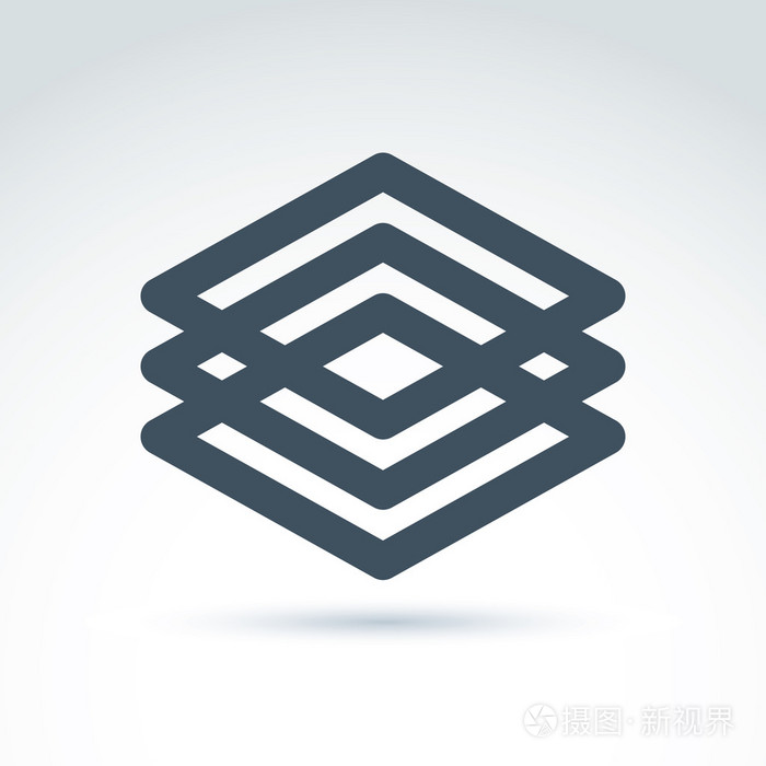 几何抽象图标