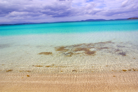 美丽的海滩场景