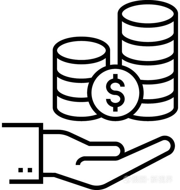 投资平面矢量图标插画-正版商用图片0eky8m-摄图新视界