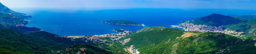 亚得里亚海海岸全景