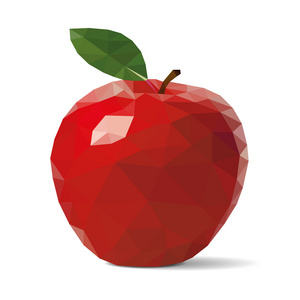 苹果的三角形形式照片