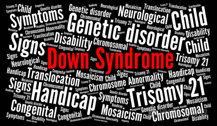 唐氏综合征词云