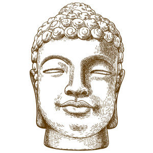 石雕佛像头像雕刻图照片