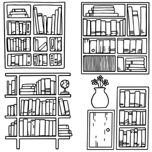 古代书架图片-古代书架素材-古代书架插画-摄图新视界