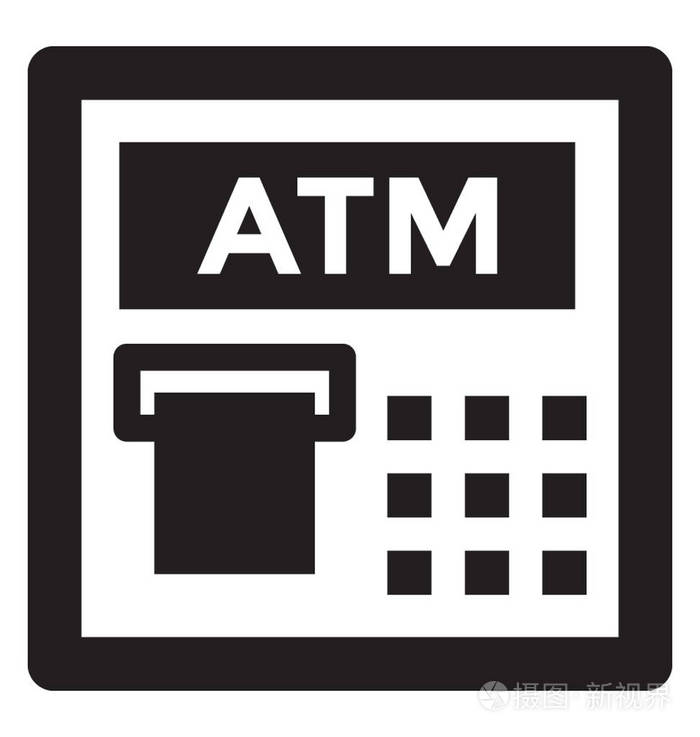 atm机矢量图标