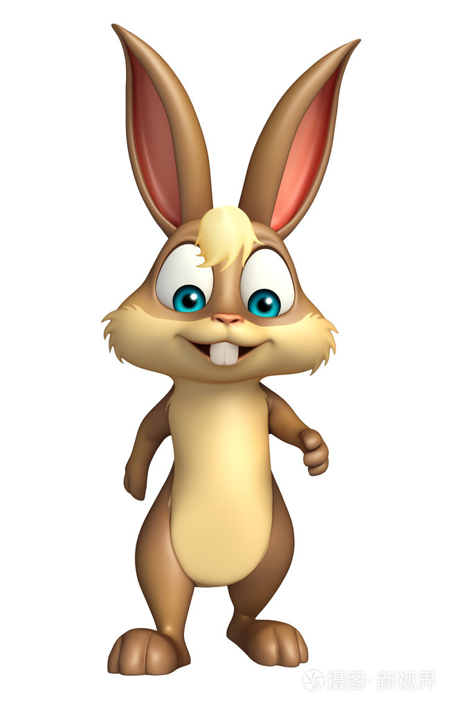 可爱的小兔子可爱的卡通角色