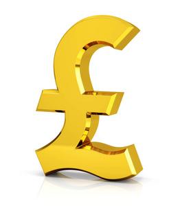 英镑标志(符号)插画