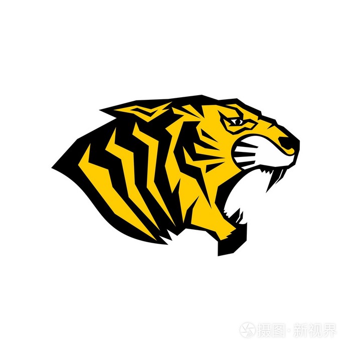老虎的标志模板