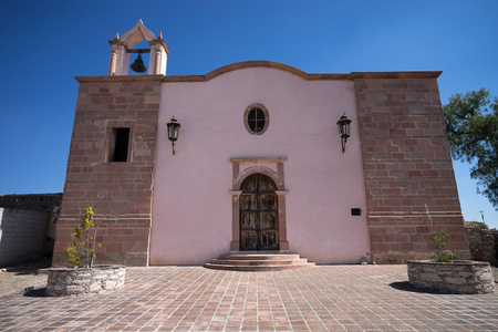 教堂在矿物德波索斯墨西哥