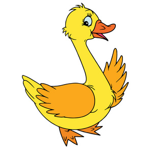 卡通可爱大黄鸭图片-卡通可爱大黄鸭素材-卡通可爱大黄鸭插画-摄图新
