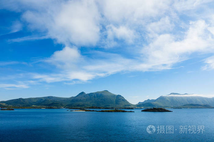 海岸在敦海岛在挪威