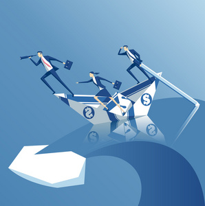 商业概念投资和风险照片