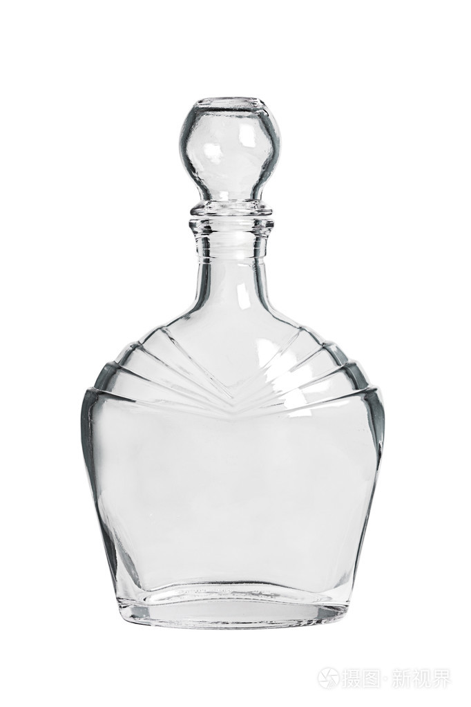 美丽的玻璃酒瓶
