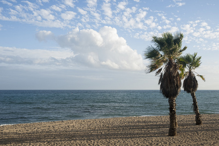Costa del Sol，马贝拉的海滩