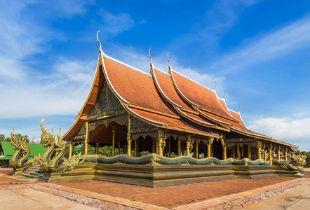 扫管笏诗琳通 Wararam 或浆腺寺公共佛教在泰国的地方
