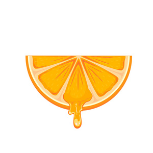 多汁的橙色部分