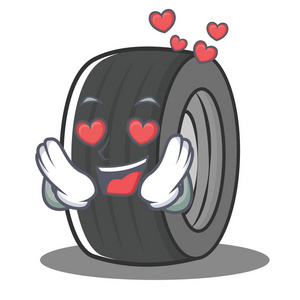 卡通轮胎图片