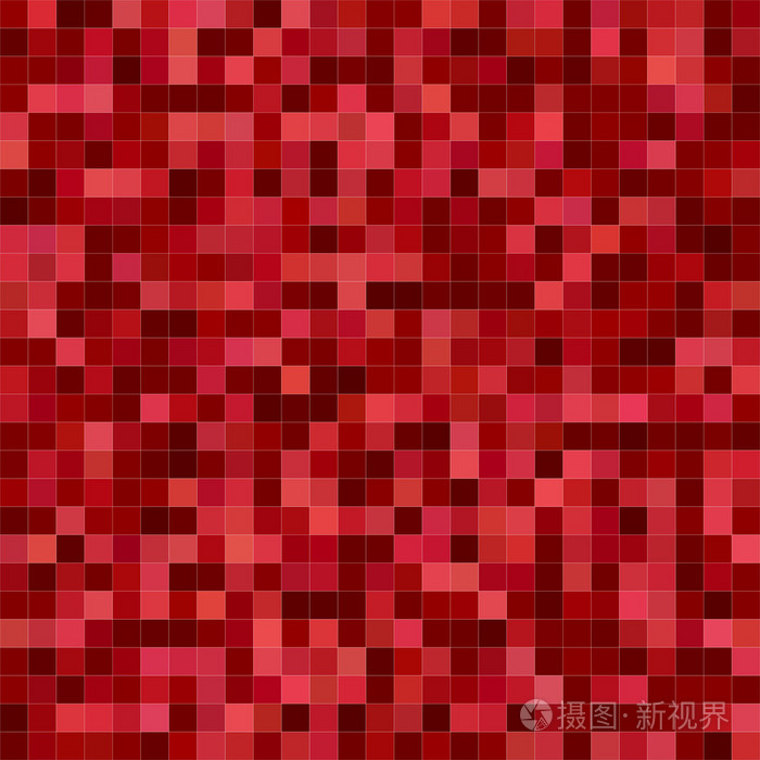 暗红色正方形马赛克背景设计