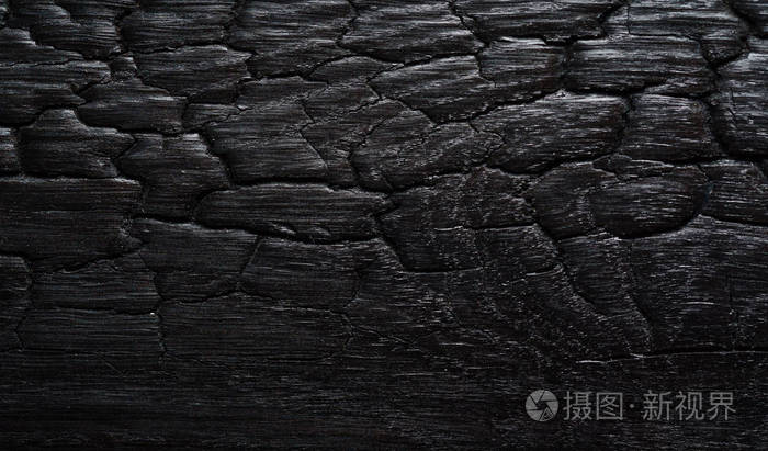 烧焦木煤纹理