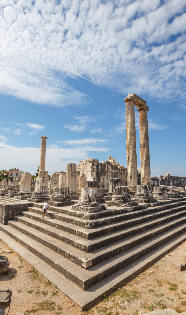 didim阿波罗神庙的视图