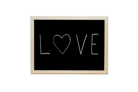 写在黑板上的照片用白色粉笔写在黑板上的爱照片