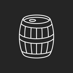 酒桶线图标照片
