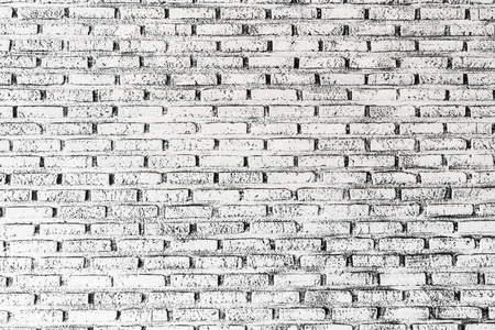 白色和灰色的砖砌墙的背景纹理
