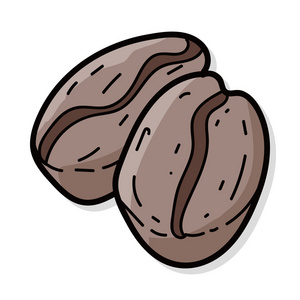 咖啡的颜色涂鸦咖啡豆颜色涂鸦照片