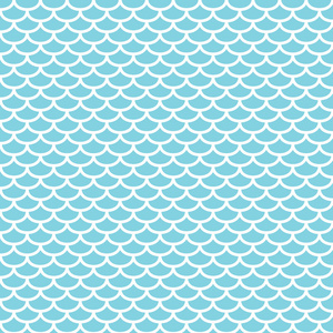 蓝白花纹, 鱼鳞-矢量插画照片