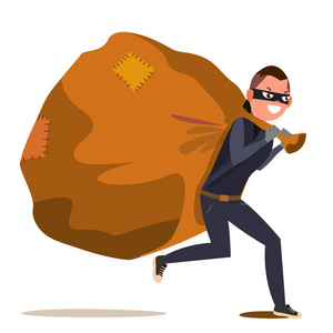 通过窗户闯入房子保险概念.盗贼, 强盗, 小偷, 抢劫, 钱包.