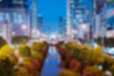 抽象夜色迷离的市 background.blur 建筑结构背景概念