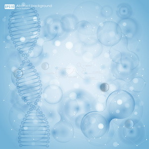 与 Dna 和细胞的医学背景