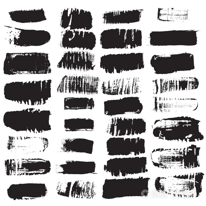 品种,黑色,挠画笔描边