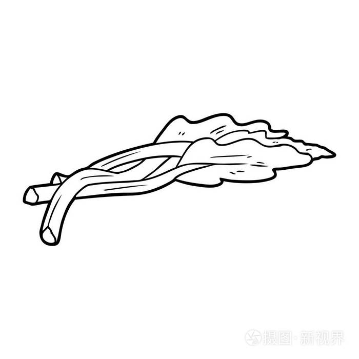 卡通大黄的矢量例证