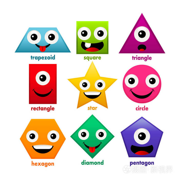 教育卡通基本形状