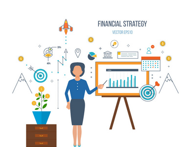 业务分析财务报告和战略。
