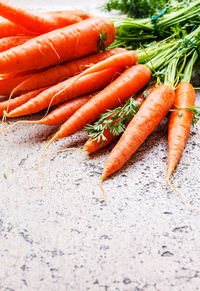 新鲜熟胡萝卜