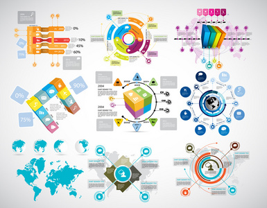 信息图表设计模板集合