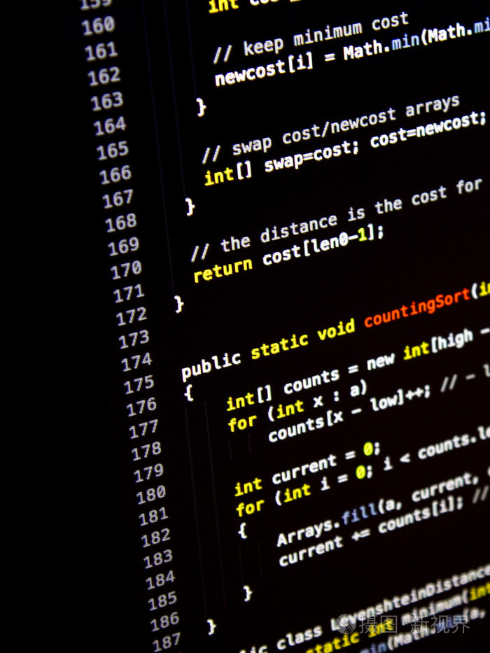 抽象的编程代码