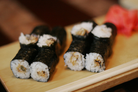 寿司卷，日本料理