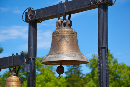 在东正教教堂钟声照片