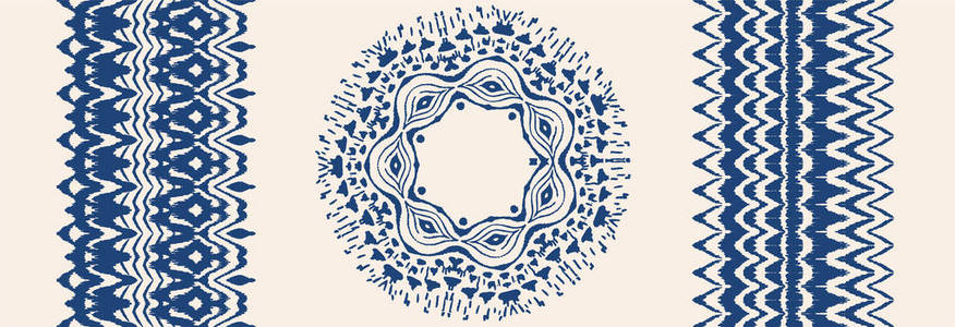 蜡染打印图片-蜡染打印素材-蜡染打印插画-摄图新视界