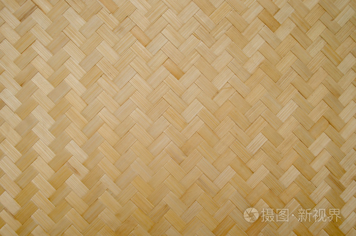 竹编织篮子纹理和背景