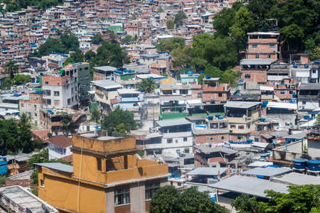 贫民区 Rocinha 鸟瞰图