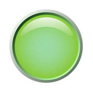 绿色分离向量，光泽 web 按钮。美丽的互联网按钮。空白色背景上