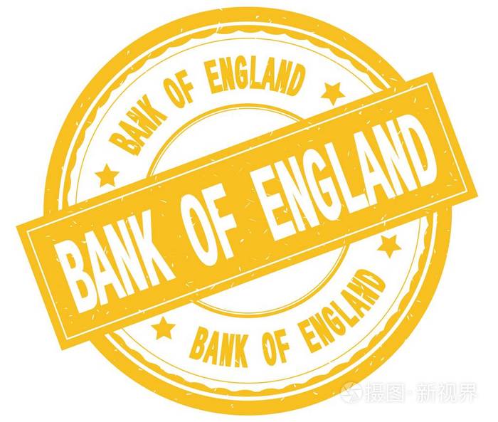 英国银行, 黄色圆橡皮印章的书面文本