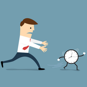 追逐成功的商人图片